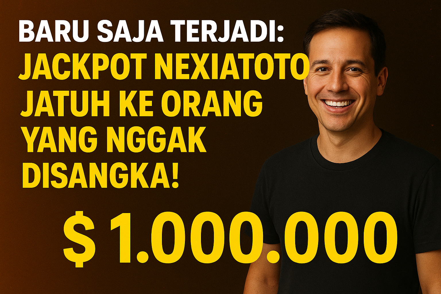 Baru Saja Terjadi: Jackpot Nexiatoto Jatuh ke Orang yang Nggak Disangka!